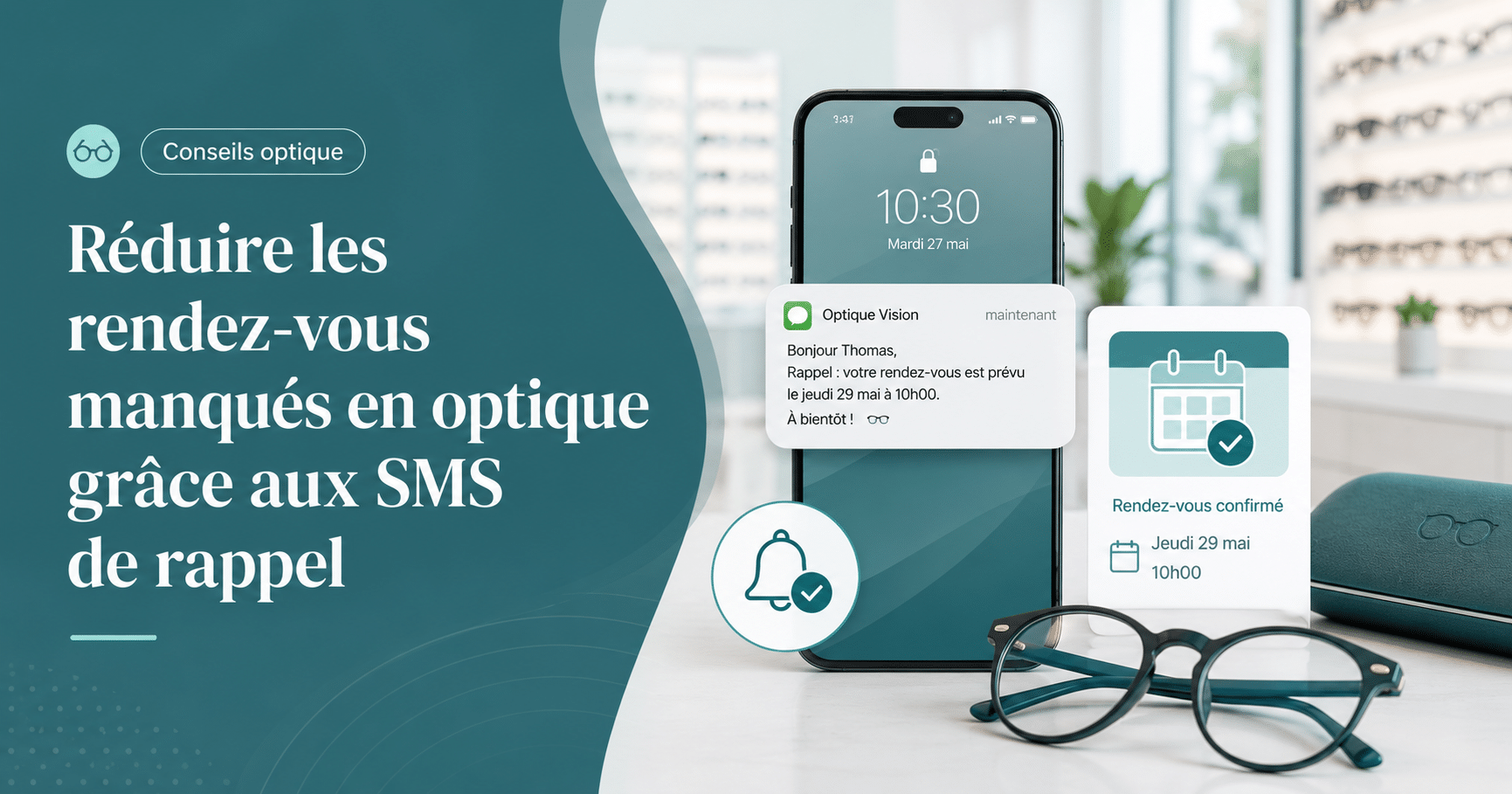 Rendez-vous manqué pour opticien